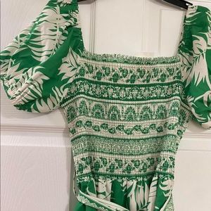 Midi Printed Dress size small.